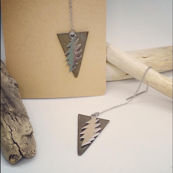 Wispy Wilds Jewelry - Grateful Dead Inspired Earrings - Mixed Metals